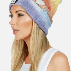 Blix Happy Peace Love -Outlet Sartoriax Store lauren moshi happy peace love patches cashmere beanie 9073 CSM 1P132 HVSTCD 03