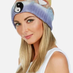 Blix Happy Peace Love -Outlet Sartoriax Store lauren moshi happy peace love patches cashmere beanie 9073 CSM 1P132 HVSTCD 05