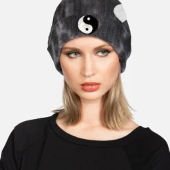 Blix Happy Peace Love -Outlet Sartoriax Store lauren moshi happy peace love patches cashmere beanie 9073 CSM 1P132 SMKCLD 01