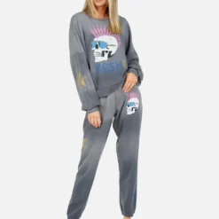 Brynn Lightning Skull -Outlet Sartoriax Store lauren moshi iconic moshi lightning skull sweatpant 092 CCF 33446 FDGPHT 04
