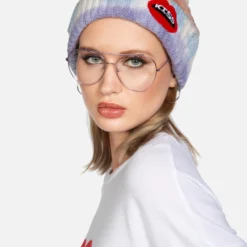 Blix Kiss Lip -Outlet Sartoriax Store lauren moshi kiss lip cashmere slouch beanie 9073 CSM 3P134 HVSTCD 01