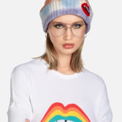 Blix Kiss Lip -Outlet Sartoriax Store lauren moshi kiss lip cashmere slouch beanie 9073 CSM 3P134 HVSTCD 03