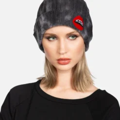 Blix Kiss Lip -Outlet Sartoriax Store lauren moshi kiss lip patch hand knit cashmere beanie 9073 CSM 3P132 SMKCLD 02