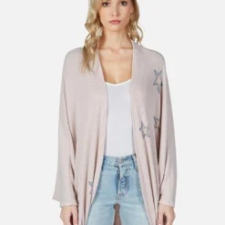 Isla Rainbow Outline Stars 22 Isla Rainbow Outline Stars -Outlet Sartoriax Store lauren moshi rainbow outline stars cardigan wrap 1058 PKH 13071 BLS 03