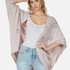 Isla Rainbow Outline Stars 17 Isla Rainbow Outline Stars -Outlet Sartoriax Store lauren moshi rainbow outline stars cardigan wrap 1058 PKH 13071 BLS 09