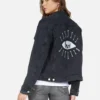 Spencer Skull Bone Eye -Outlet Sartoriax Store lauren moshi skull bone eye denim jacket 1299 DNM 22856 VBLK 05