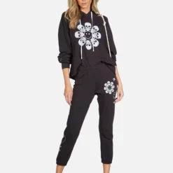 Autumn Happy Skull Flower -Outlet Sartoriax Store lauren moshi skull flower pullover hoodie 1347 FTL 13142 ONYX 08