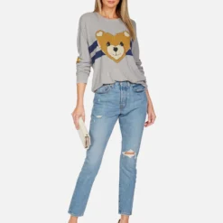 Chrissy Heart Teddy 12 Chrissy Heart Teddy -Outlet Sartoriax Store lauren moshi striped heart teddy thermal pullover 1387 THR 13276 HEG 06