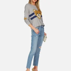 Chrissy Heart Teddy 14 Chrissy Heart Teddy -Outlet Sartoriax Store lauren moshi striped heart teddy thermal pullover 1387 THR 13276 HEG 08