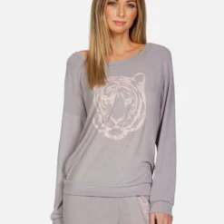 Brenna Tiger Face -Outlet Sartoriax Store lauren moshi tiger face stars pullover 1102 HAC 13307 STN 01