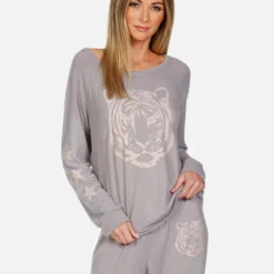 Brenna Tiger Face -Outlet Sartoriax Store lauren moshi tiger face stars pullover 1102 HAC 13307 STN 03