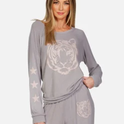 Brenna Tiger Face -Outlet Sartoriax Store lauren moshi tiger face stars pullover 1102 HAC 13307 STN 07