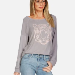 Brenna Tiger Face -Outlet Sartoriax Store lauren moshi tiger face stars pullover 1102 HAC 13307 STN 15
