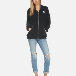 Koa Music Skull -Outlet Sartoriax Store lauren moshi womens clothing made in usa 1337 CSA 24297 BLK 03