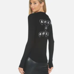 McKinley Music Skull -Outlet Sartoriax Store lauren moshi womens clothing made in usa 2158 THR 14295 BLK 02