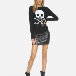 McKinley Music Skull -Outlet Sartoriax Store lauren moshi womens clothing made in usa 2158 THR 14295 BLK 04