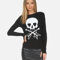McKinley Music Skull -Outlet Sartoriax Store lauren moshi womens clothing made in usa 2158 THR 14295 BLK 06