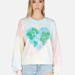 Sachi World Love -Outlet Sartoriax Store lauren moshi world love tie dye pullover 1367 FTL 13106 TPCTW 01