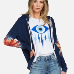 Lennox Yellow Lightning -Outlet Sartoriax Store lauren moshi yellow lightning zip up hoodie tie dye sunburst 1287 CSA 23147 SNBST 05