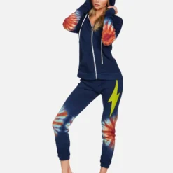 Lennox Yellow Lightning -Outlet Sartoriax Store lauren moshi yellow lightning zip up hoodie tie dye sunburst 1287 CSA 23147 SNBST 07