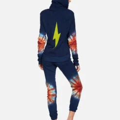 Lennox Yellow Lightning -Outlet Sartoriax Store lauren moshi yellow lightning zip up hoodie tie dye sunburst 1287 CSA 23147 SNBST 08